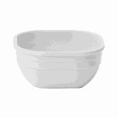 Salad bowl polycarbonate 278ml ,L=10.2,B=10.2cm white