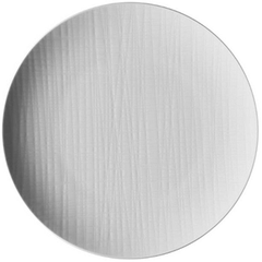 Тарелка «Меш Вайт» мелкая фарфор D=27см белый