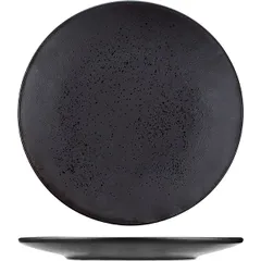Тарелка «Оникс» плоская керамика D=27см черный