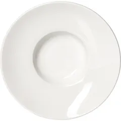 Тарелка для пасты «Кунстверк» с широким бортом фарфор 80мл D=160/65,H=35мм белый