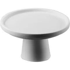 Cake stand porcelain D=12,H=6cm white,matte