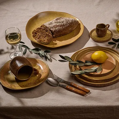 Чашка чайная «Эггшелл Нейчер» фарфор 360мл D=80,H=95мм коричнев., изображение 2