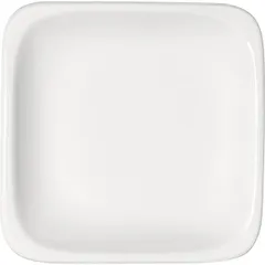 Plate “B1100” square  porcelain D=290,H=24,L=215,B=215mm white