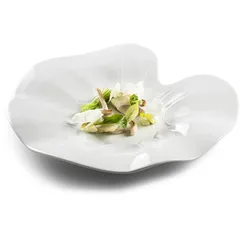 Plate “Nectar” porcelain D=27cm white