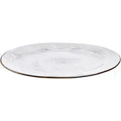 Блюдо «Пастораль» овальное фарфор ,H=25,L=405,B=255мм серый, изображение 4