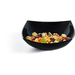 Салатник «Квадрато» стекло 1,6л ,H=8,L=24,B=24см черный, изображение 4