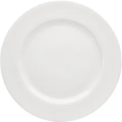 Small plate with a wide side  porcelain  D=32cm  white