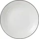 Тарелка «Бид Блэк Бэнд» фарфор D=28см белый,черный, Диаметр (мм): 280