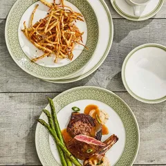 Кружка «Бид Сейдж Вош» фарфор 285мл D=7,H=11,L=11см белый,зелен., изображение 2