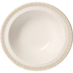 Салатник «Антуанетт» фарфор 240мл D=160,H=45мм белый,олив.