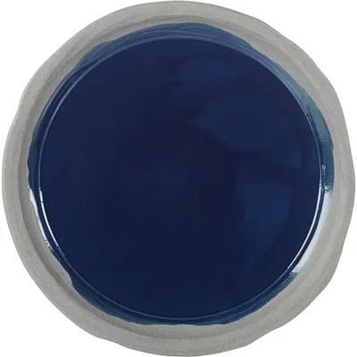 Тарелка «Нау» мелкая керамика D=23,H=2см синий, Цвет: Синий, Диаметр (мм): 230