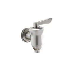 Кран для диспенсера 14015 сталь нерж. серебрист.