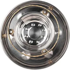 Набор для подачи саджа без крышки 2 предмета сталь нерж.,тефлон D=43,H=23см золотой, изображение 4