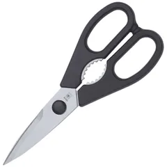 Ножницы кухонные сталь,пластик ,L=210/10,B=25мм черный,металлич.