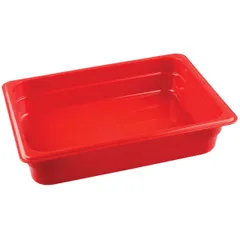 Gastronorm container (1/3) without lid  polyprop. , H=65, L=325, B=176mm  red