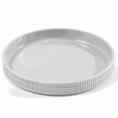 Тарелка фарфор D=160,H=24мм серый