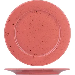 Plate “Lifestyle” small  porcelain  D=200, H=15mm  terracotta