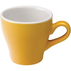 Mug “Tulip”  porcelain  180 ml  yellow.