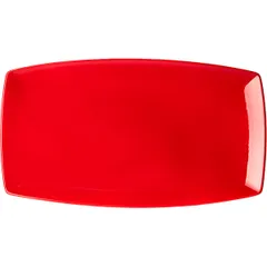 Блюдо «Фиренза ред Нэо» фарфор ,H=20,L=360,B=203мм красный,белый