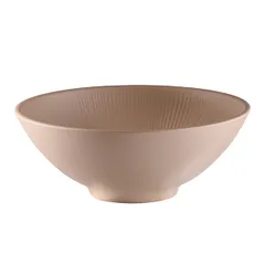 Салатник «Нэро» пластик 1,7л D=24,H=9см бежев.