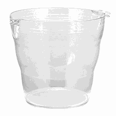 Ведро для шампанского акрил 9л D=26,H=25см прозр.