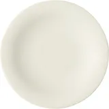 Тарелка «Рафинез» мелкая фарфор D=21см слон.кость