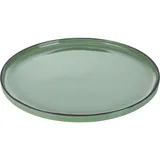 Тарелка десертная «Карактэр» керамика D=21,H=2см изумруд.