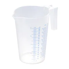 Стакан мерный с ручкой пластик 2л прозр.