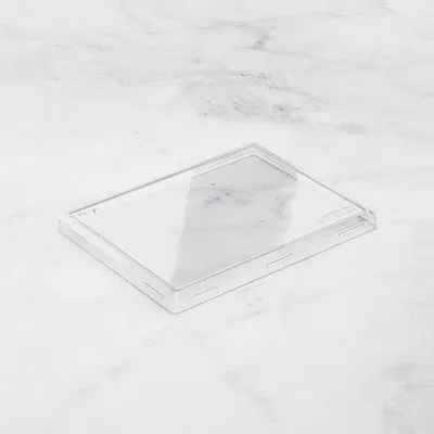 Крышка для бумажного контейнера OneClick 1000 мл пластик ,L=15,B=20см прозр., изображение 2