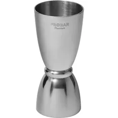 Jigger “Probar Premium Orb” 30/50 ml  stainless steel  D=39/41, H=91mm  silver.