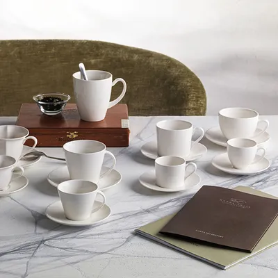 Чашка кофейная «Сан Лузия» для эспрессо фарфор 100мл D=6,H=5см белый, изображение 2