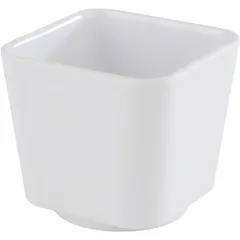 Square salad bowl plastic 150ml ,H=60,L=65,B=65mm white