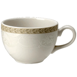 Tea cup “Antoinette”  porcelain  228 ml  D=9, H=6 cm  white, olive.