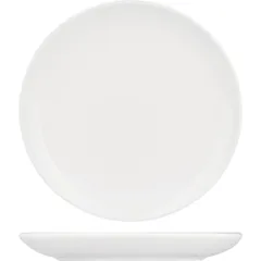 Plate “Kunstwerk” small  porcelain  D=150, H=17mm  white