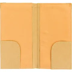 Папка для счетов с уголками кожезам. ,H=1,L=22,B=12см бежев., изображение 2