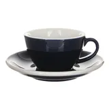 Кофейная пара «Эгг» фарфор 150мл D=90/145,H=50,L=110мм синий