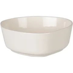 Salad bowl “Cream Nordic”  porcelain  0.5 l  D=15, H=5 cm  white