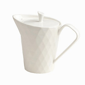 Чайник заварочный «Калейдос» фарфор 1л белый