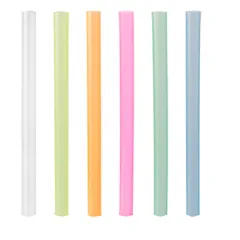 Трубочки без сгиба[200шт] полипроп. D=12,L=200мм разноцветн., изображение 2