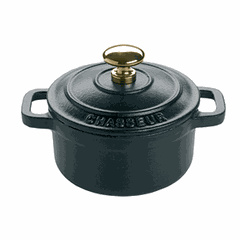 Mini saucepan with lid cast iron 200ml D=10,H=9cm