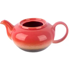 Чайник заварочный «Агат» фарфор 0,8л D=87,H=90,L=190мм красный, изображение 2