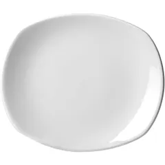 Plate “Taste” small  porcelain , L=30.5, B=26cm  white