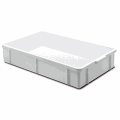 Dough storage container polyprop. ,H=65,L=648,B=424mm white