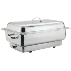 Electric food warmer  stainless steel  58.4 l , H = 28.5, L = 62.3, B = 35.6 cm  metal.