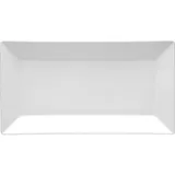 Блюдо «Классик» прямоугольное фарфор ,H=3,L=33,B=18см белый