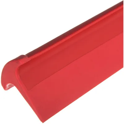 Скребок д/пола б/ручки резина,пластик ,L=60,9см красный, изображение 2