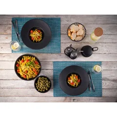 Салфетка сервировочная поливинилхл. ,L=45,B=33см голуб., изображение 2