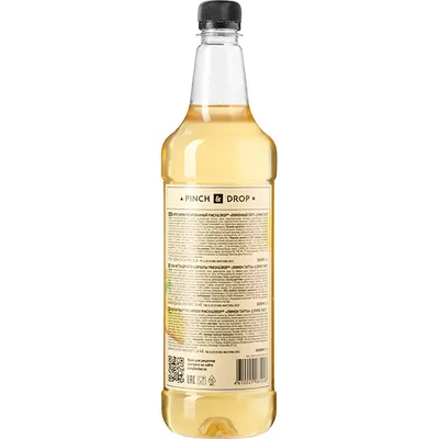 Сироп «Лимонный тарт» Pinch&Drop пластик 1л D=83,H=267мм, изображение 2