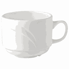 Чашка чайная «Алво» фарфор 228мл белый