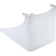 Plate stand plastic white